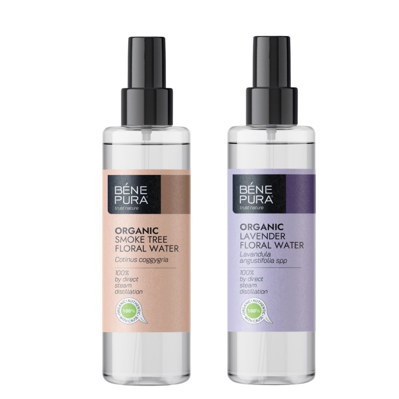 Bio Rookboom water en Bio Lavendelwater - Productenvergelijking