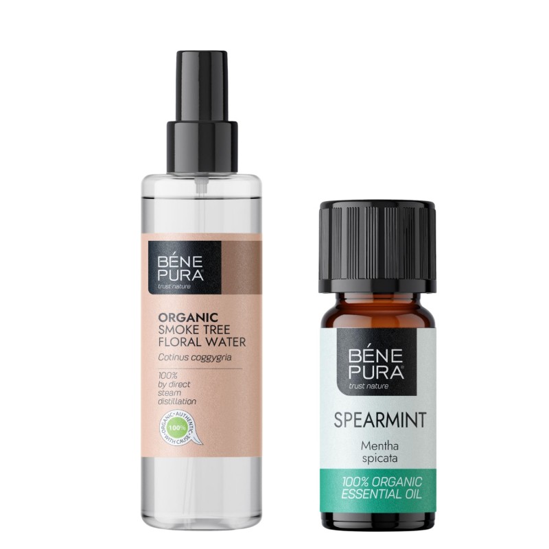 Bio Rookboom water en Bio Groene Munt Etherische olie - Productenvergelijking