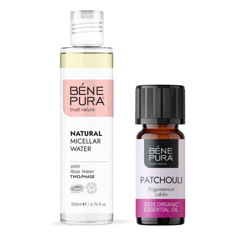 Tweefasen Micellair Water en Bio Patchouli Etherische olie - GMC