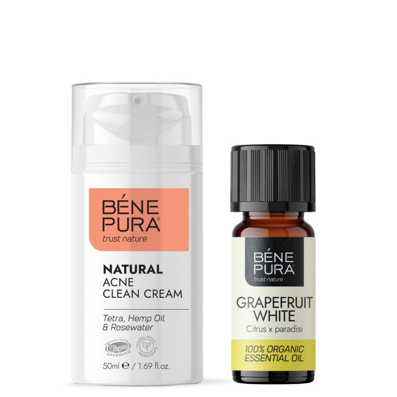 Anti-Acne Gezichtscrème en Bio Witte Grapefruit Etherische olie - Productenvergelijking