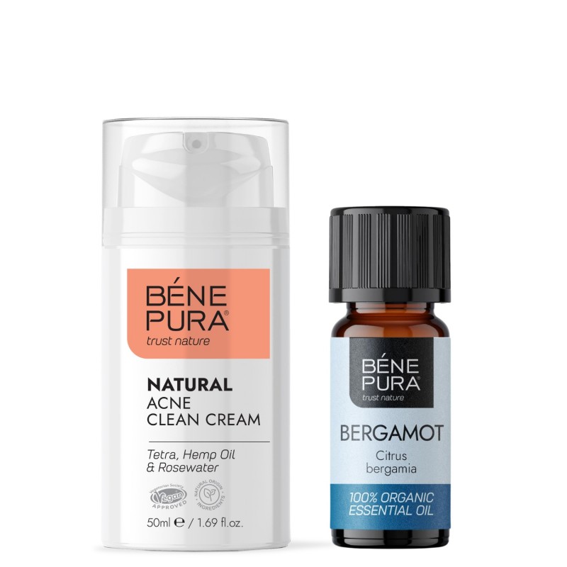 Anti-Acne Gezichtscrème en Bio Bergamot Etherische olie - Productenvergelijking