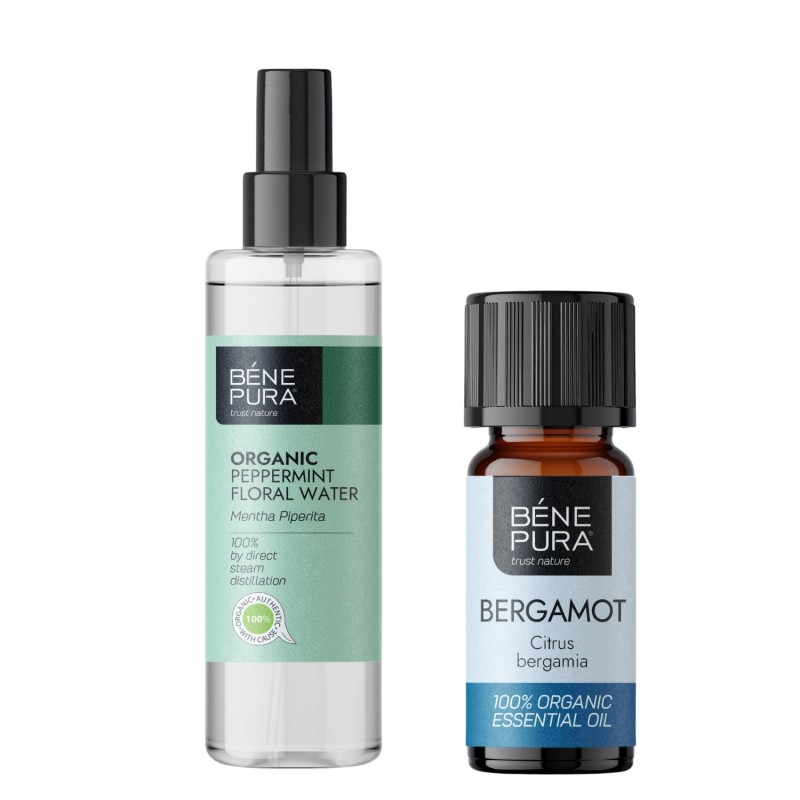 Bio Muntwater en Bio Bergamot Etherische olie - Productenvergelijking