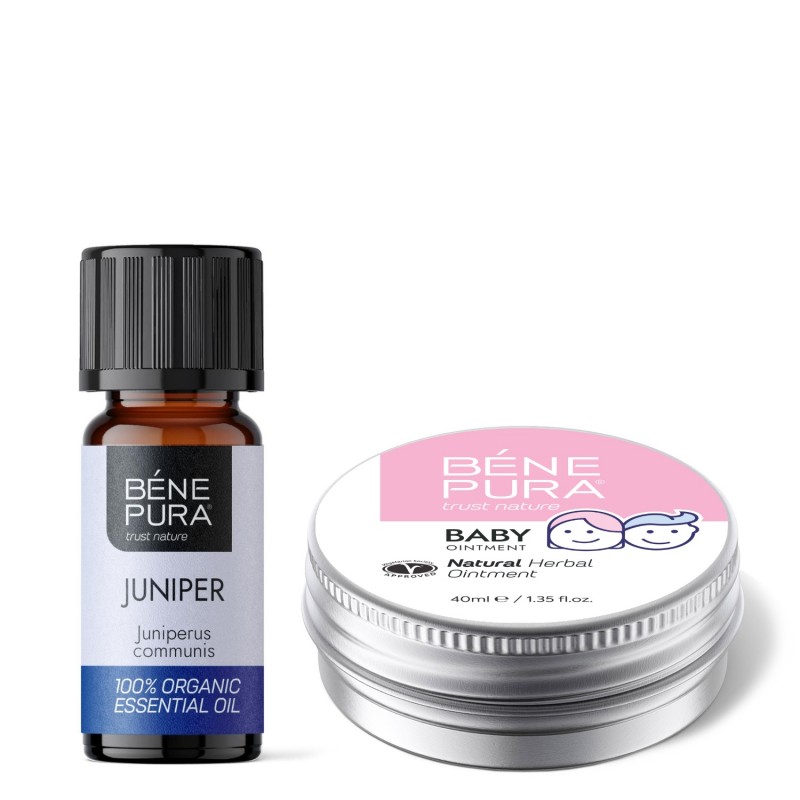 Luieruitslag Zalf met Calendula en Kamille en Bio Jeneverbes Etherische olie - GMC