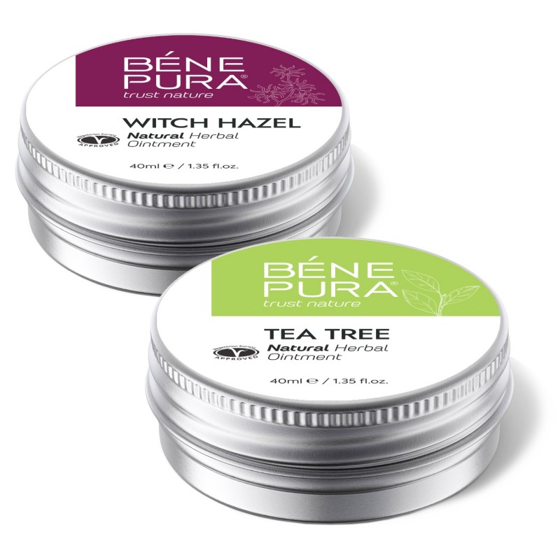 Aambeien Zalf met Toverhazelaar en Anti Jeuk Zalf met Tea Tree - 