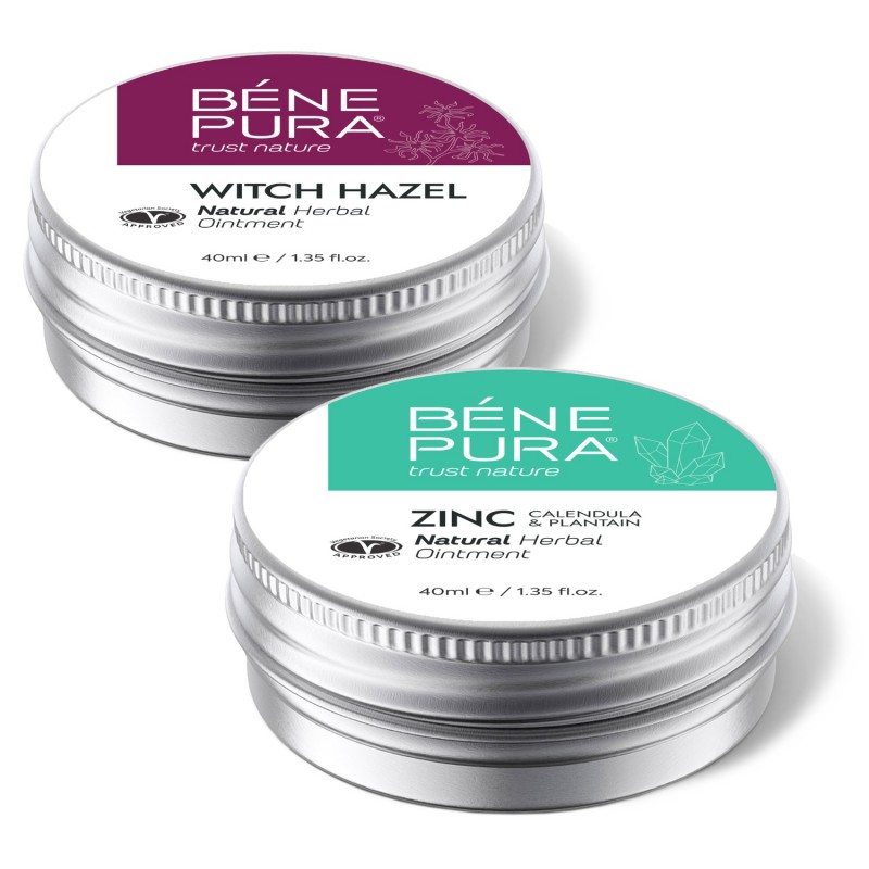 Aambeien Zalf met Toverhazelaar en Anti Jeuk Zalf met Zinkoxide - 