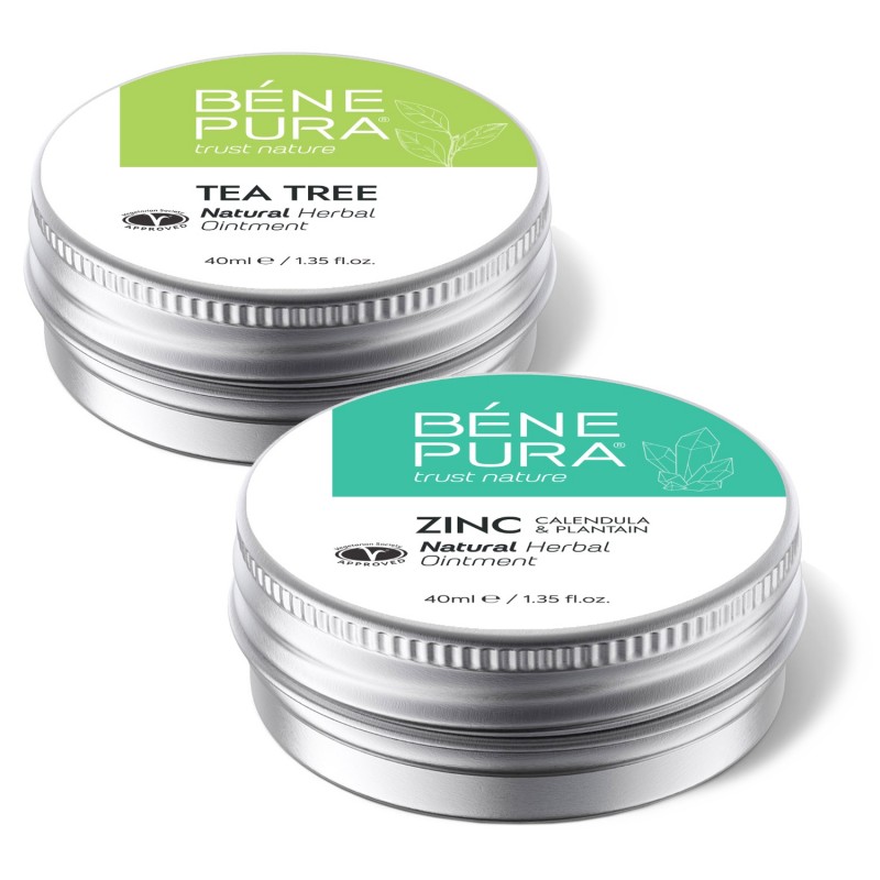 Anti Jeuk Zalf met Tea Tree en Anti Jeuk Zalf met Zinkoxide - Productenvergelijking