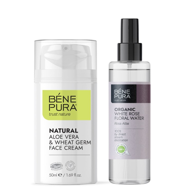 Aloë Vera Gezichtscrème en Bio Rozenwater van Rosa Alba - Productenvergelijking