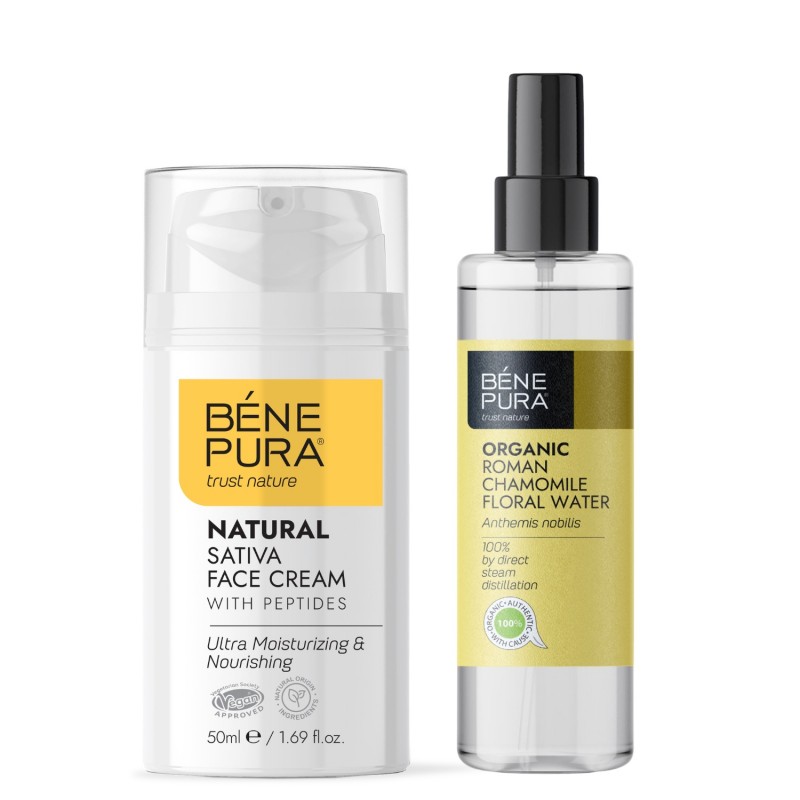 Bio Romeins Kamillewater en Hydraterende gezichtscrème - GMC