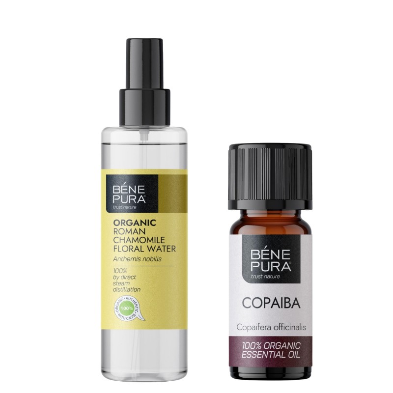 Bio Romeins Kamillewater en Bio Copaiba Etherische olie - GMC