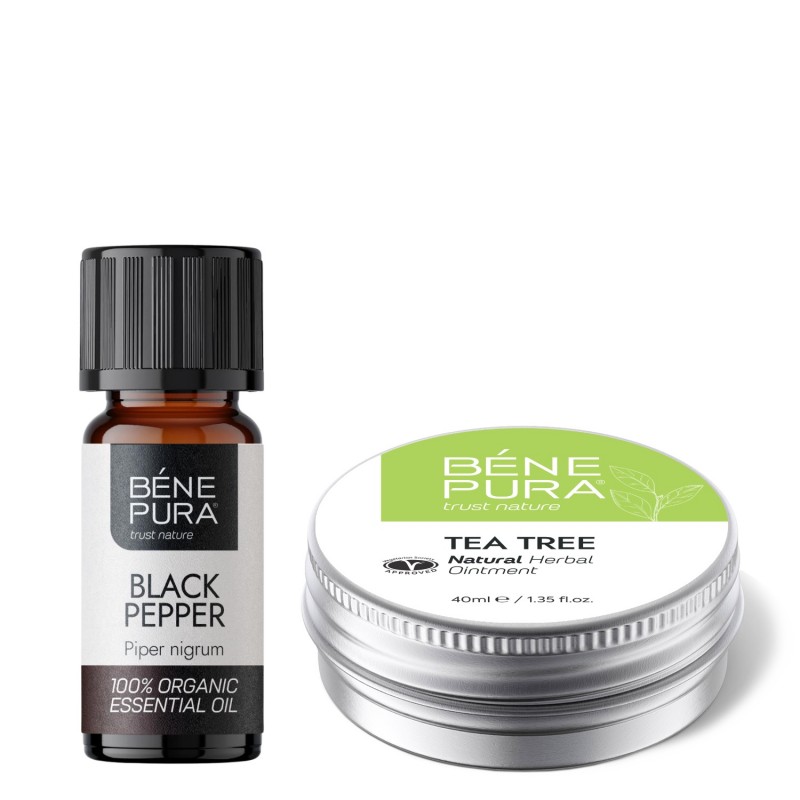 Anti Jeuk Zalf met Tea Tree en Bio Zwarte Peper Etherische olie - Productenvergelijking