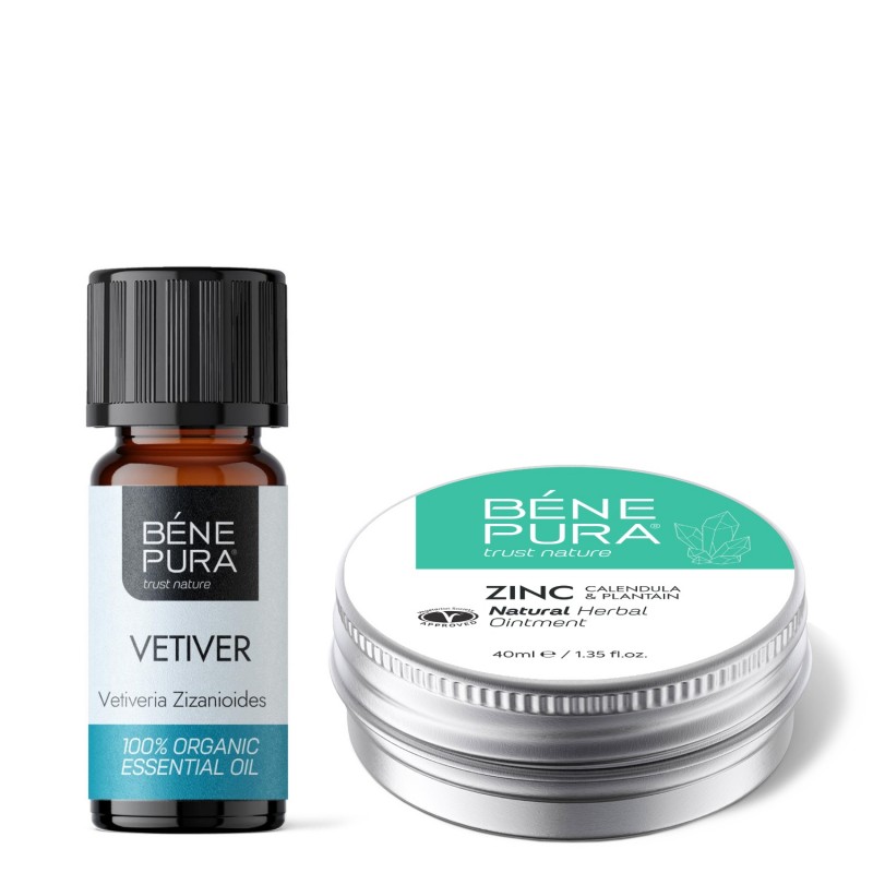 Anti Jeuk Zalf met Zinkoxide en Bio Vetiver Etherische olie - GMC