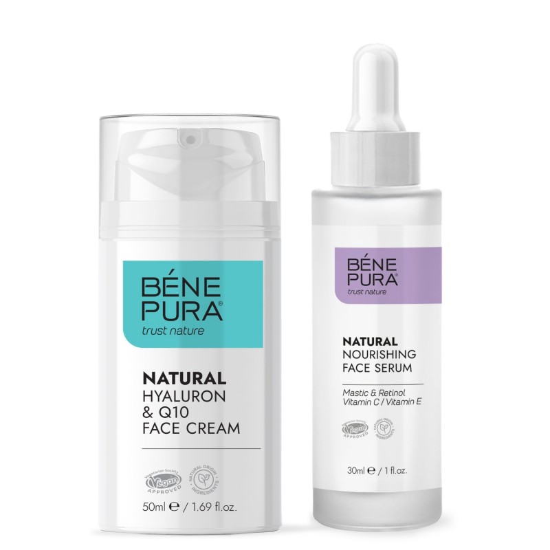 Retinol Gezichtsserum en Hyaluron & Q10 Gezichtscrème - GMC