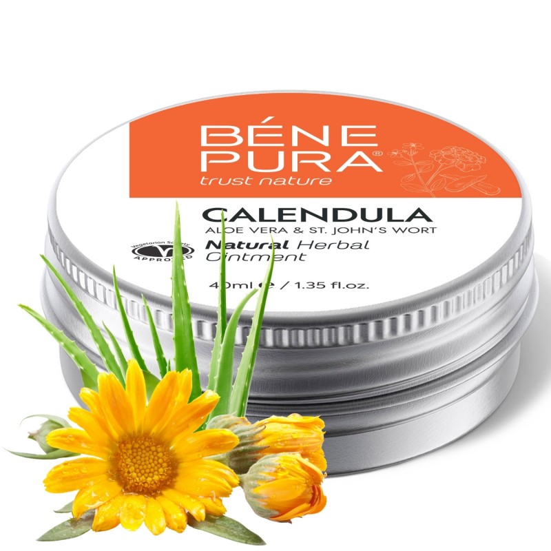 Brand- en Wondzalf met Calendula, Aloë Vera en St. Janskruid - 40ml