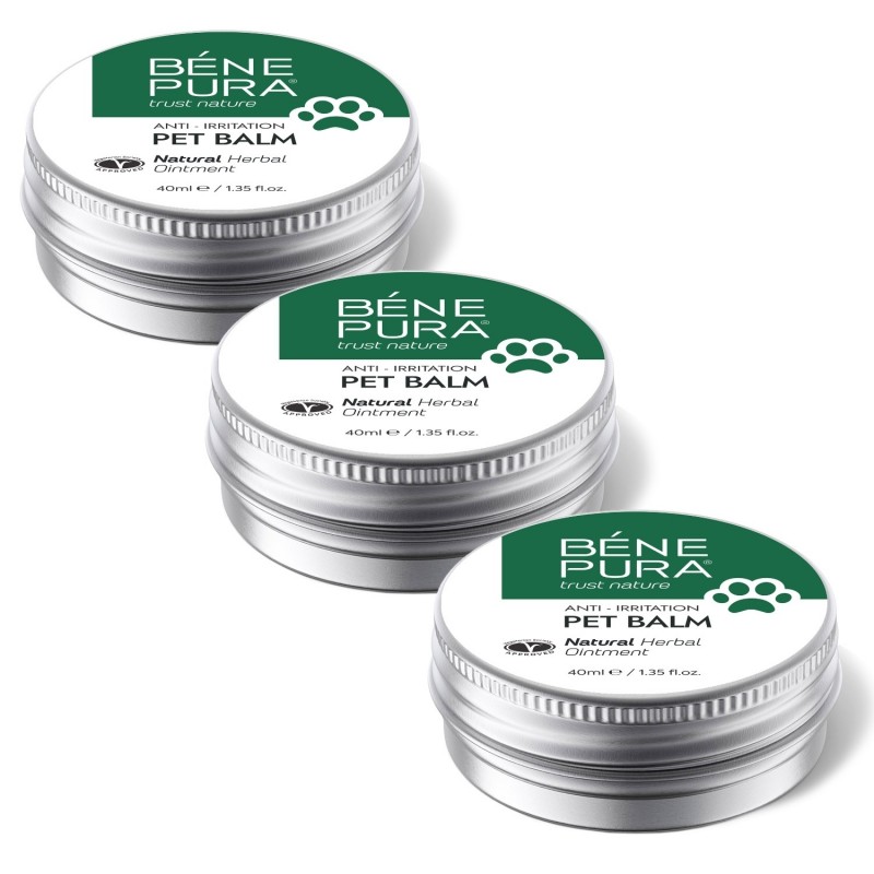 3x Anti Irritatie Huisdier Balsem met Weegbree - 40ml - Zalven voor honden