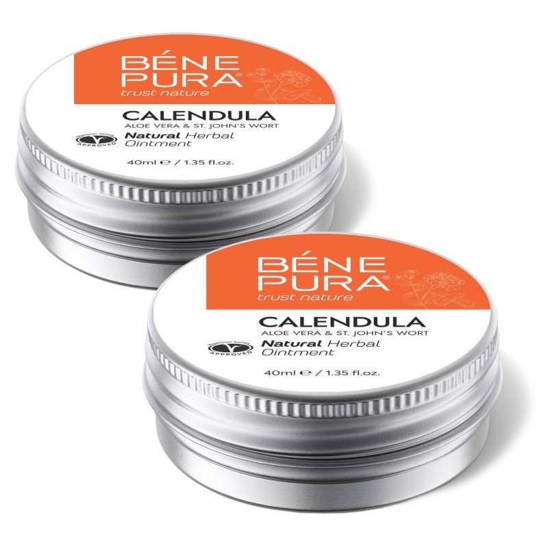 2x Brand- en Wondzalf met Calendula, Aloë Vera en St. Janskruid - 40ml