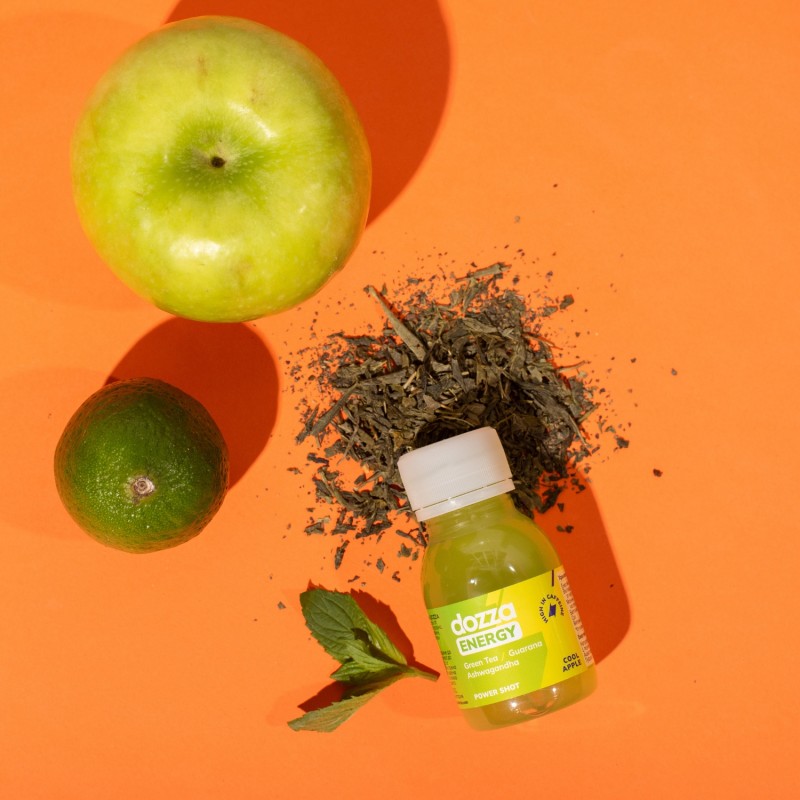 6x Pack DOZZA Energy Cool Apple Energieshot - 60ml - Benepura.nl 6x Pack DOZZA Energy Cool Apple Energieshot - 60ml