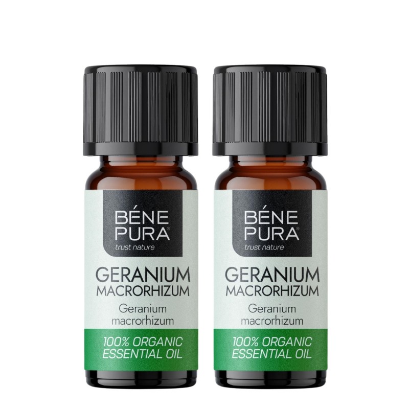 2x Bio Geranium Etherische olie - 10ml