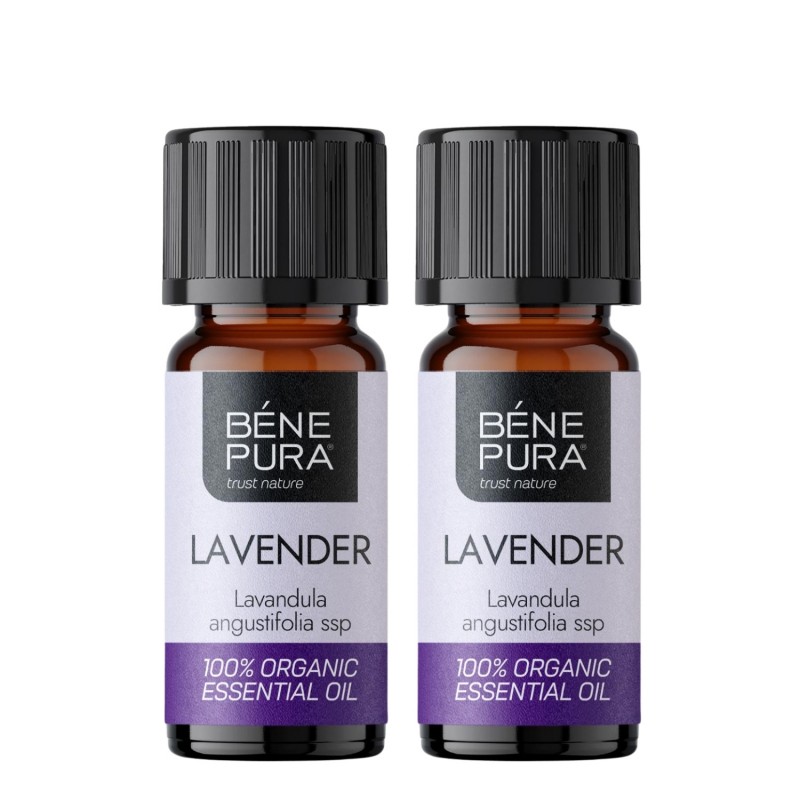 2x Bio Lavendel Etherische olie - 10ml - Sets