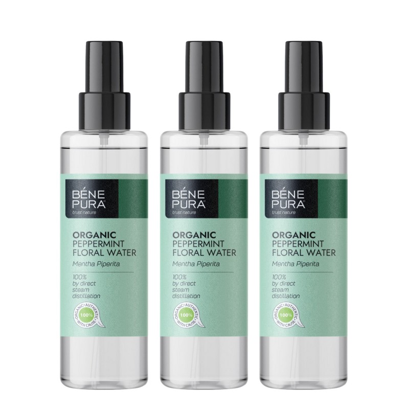 3x Bio Muntwater - 250ml - Natuurlijke cosmetica
