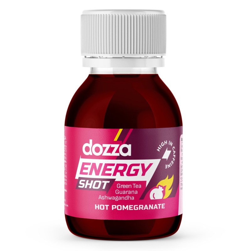DOZZA Energy Hot Pomegranate Energieshot - 60ml - Energiedrankjes