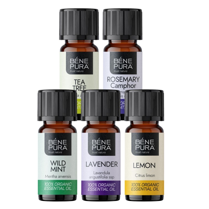 „Milde huidverzorging" Set Bio Etherische olie