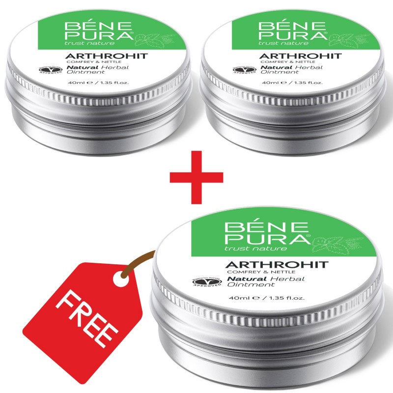 3x Gewrichtszalf met Smeerwortel en Brandnetel - 40ml - Kruidenzalven