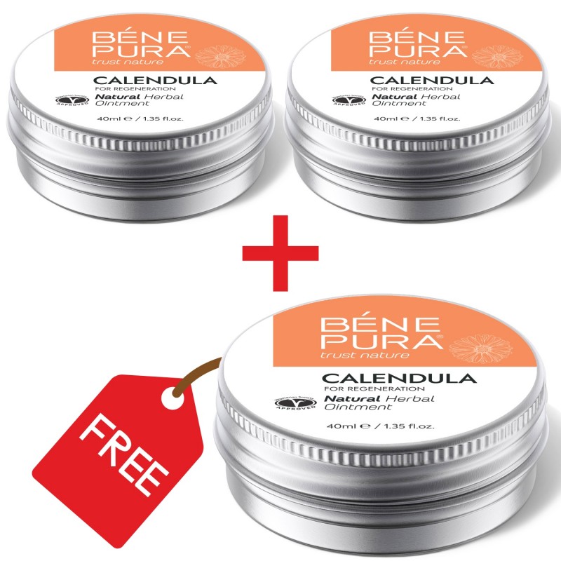 3x Brand- en Wondzalf met Calendula - 40ml - 