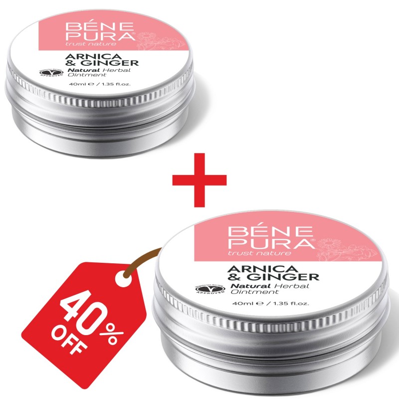 2x Bloeduitstorting en Spierzalf met Arnica en Gember - 40ml - Productenvergelijking