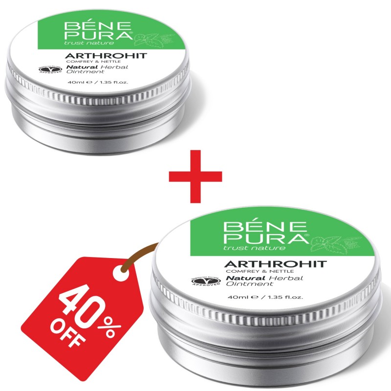 2x Gewrichtszalf met Smeerwortel en Brandnetel - 40ml - Kruidenzalven