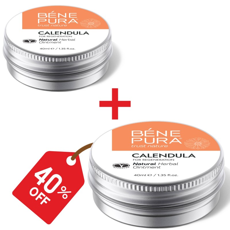 2x Brand- en Wondzalf met Calendula - 40ml - 